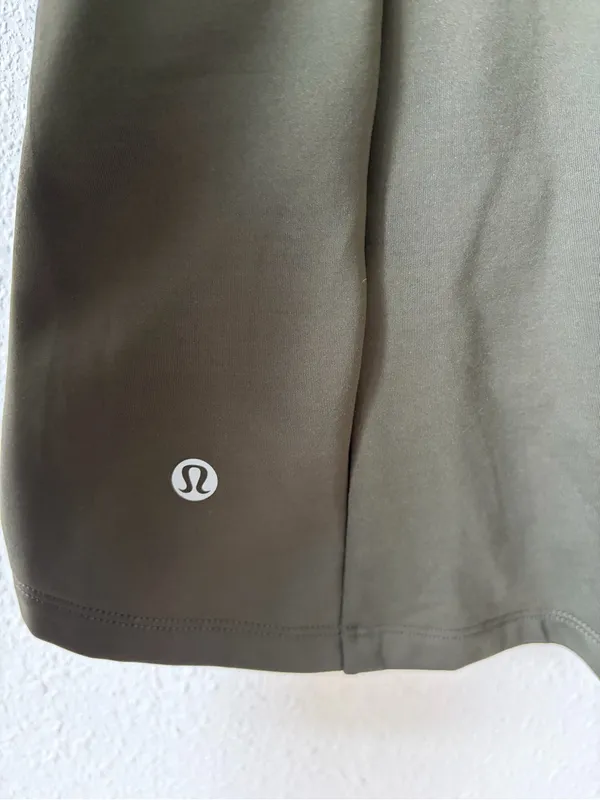 Lululemon Down For It All Pullover Jacket Dark Olive Size 6 Run Outdoor Winter - Image 5