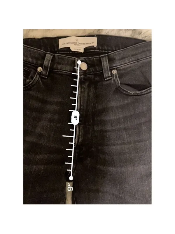 Golden Goose Black Straight Jeans size 28 “Cigarette” - Image 5