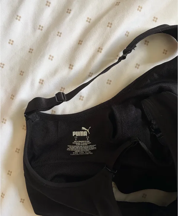 Puma Sports Bra Black - Image 3