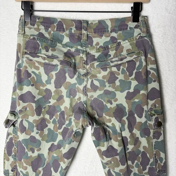 BDG Urban Outfitters Faded Camo Ankle Zip Skinny Cargo Pants Women Size 27 - Image 8