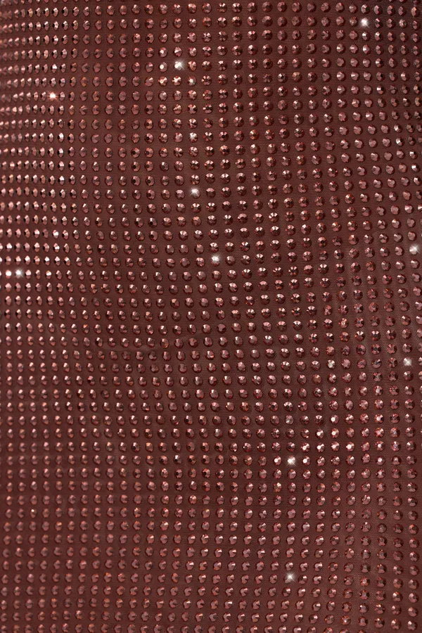 Oh Polly Embellished High Neck Cowl Back Mini Dress - Image 3