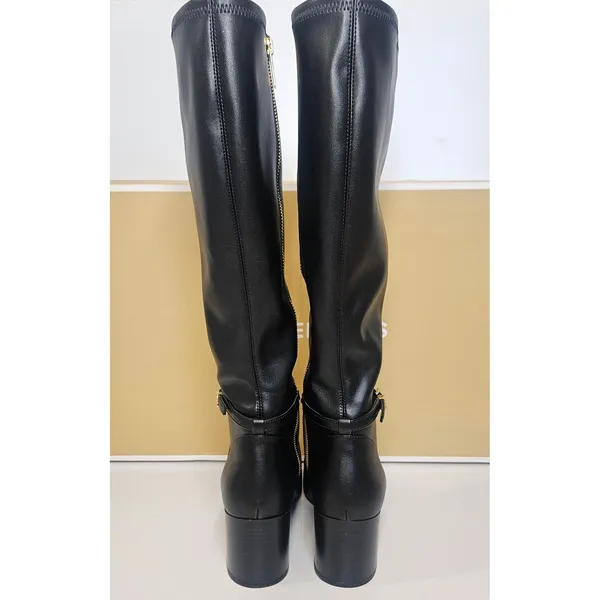 MICHAEL KORS‎ Ella Block Heel Boot In Black US 8 Wide $345 - Image 7
