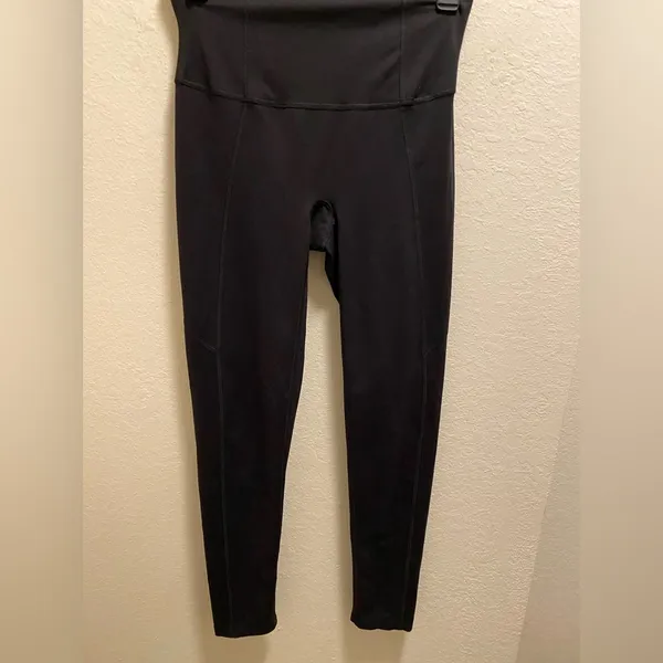 SPANX Black Compression Leggings Size Large - Image 9