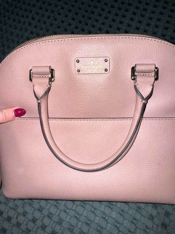 Kate Spade Pink Purse Leather - Image 3
