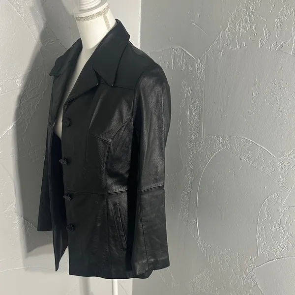 Wilsons Leather ,Genuine Leather Jacket XS – Classic Black, Excellent Condition - Image 6
