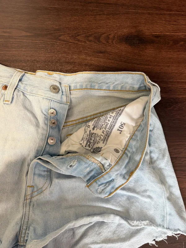 Levi’s 501 jean shorts - Image 2