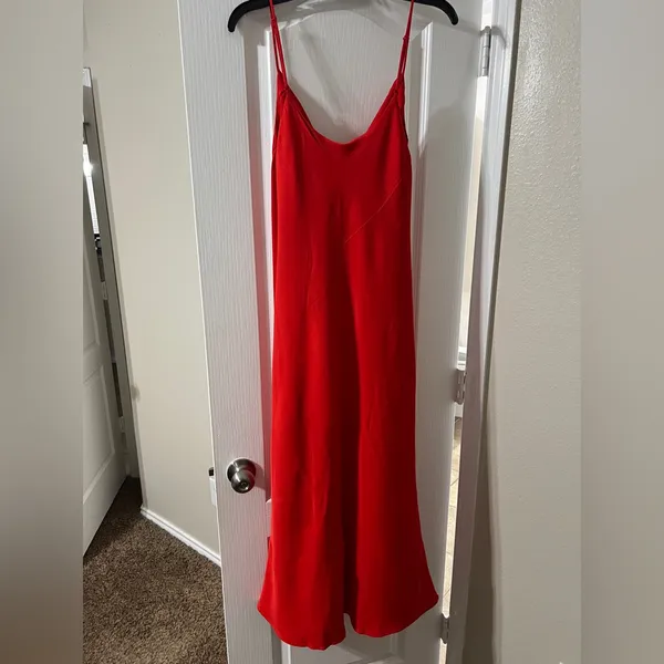 Zara Vibrant Red Dress - Image 4