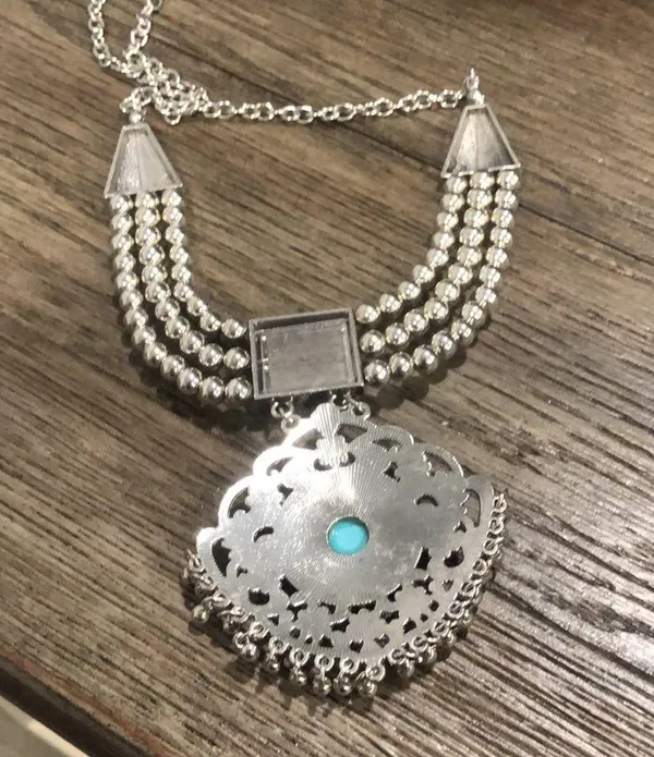 Silver Turquoise Necklace - Image 3