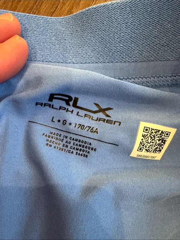Ralph Lauren Solid Light Blue Skort Size Large - C4-089 - Image 3