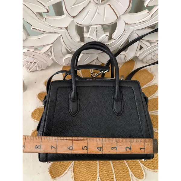 Kate Spade Knott Mini Satchel Black Pebbled‎ Leather PXR00438 NWT $298 Retail FS - Image 7