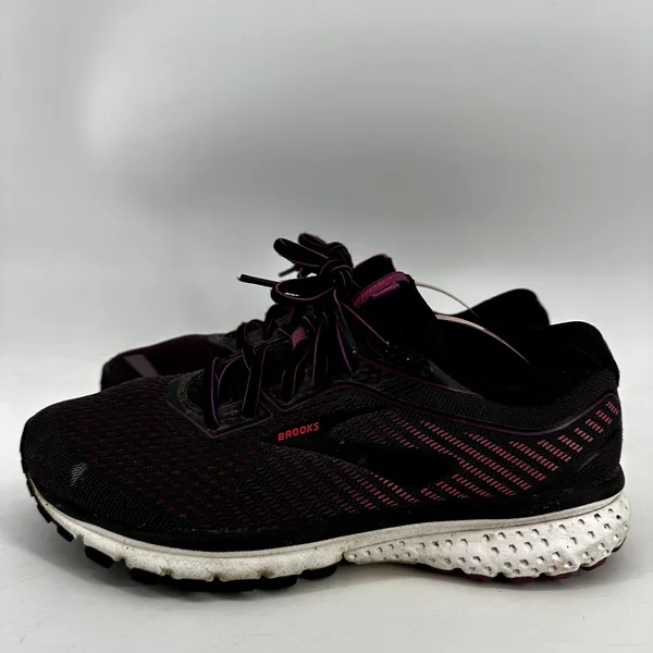 Brooks Ghost 12 Running Shoes Sneakers Road Dna Loft BioMoGo Black Purple 9 - Image 4
