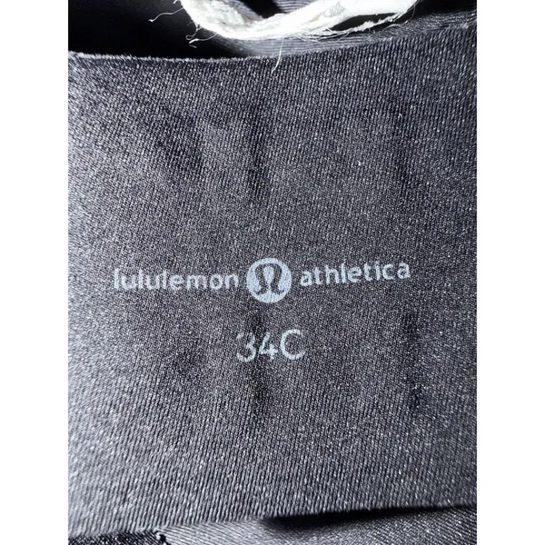 Lululemon Like Nothing Sports Bra Lacescape Spanish Rose Black Supportive Floral - Image 4