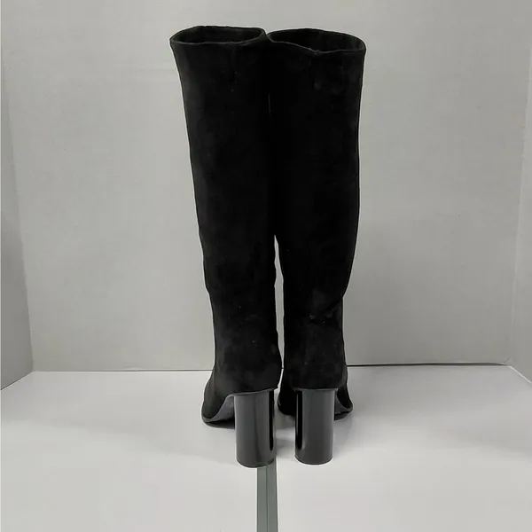 Torgeis Womens Knee High Boots Sz 6 Black Chunky Heel Coastal Cowgirl Whimsigoth - Image 5