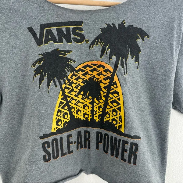 Vans Cropped Off the Shoulder Tee - Image 2