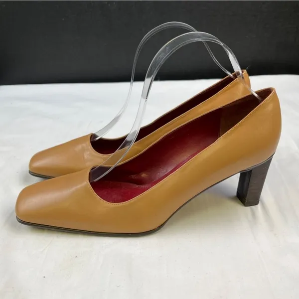 Ralph Lauren Women's Tan Shoes/Heels Sz 8.5B SKU 4311 - Image 4
