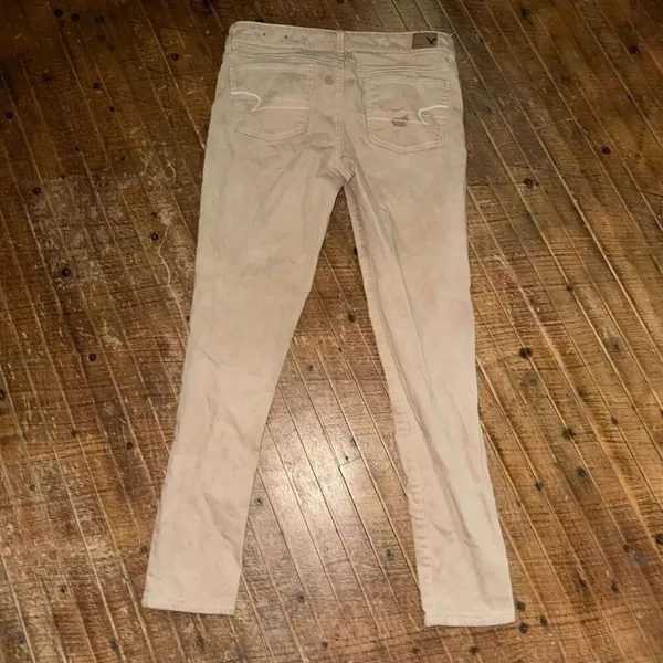American Eagle super stretch size 10 tea stain jeggings - Image 4