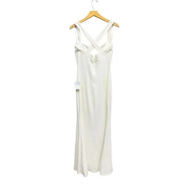 Lulus Pure Romance White Mermaid Maxi Dress size Medium NWT - Image 5