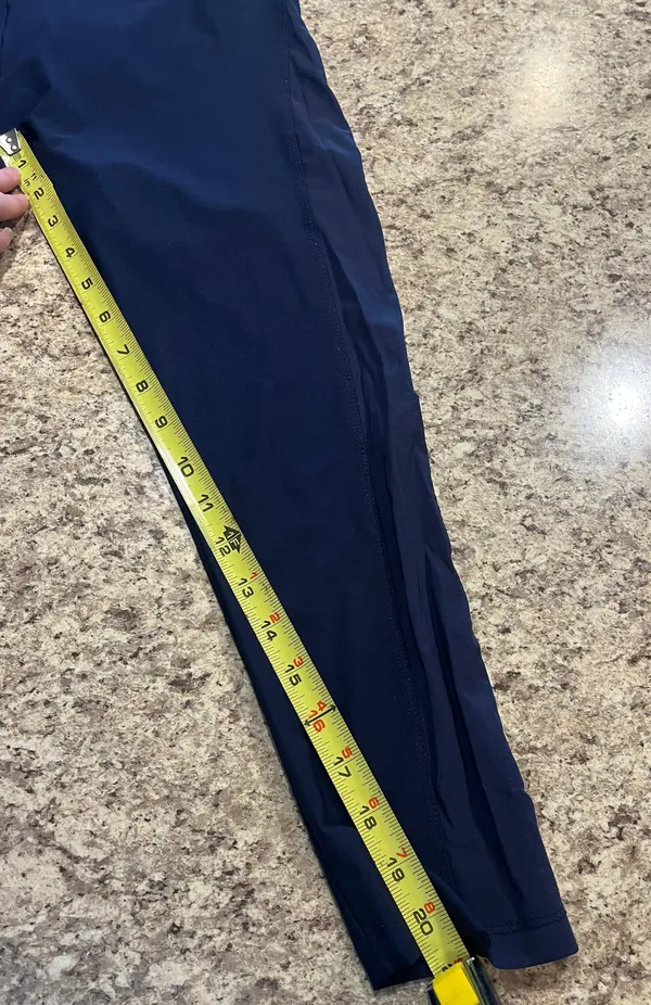 TJ Maxx Navy Blue Mesh Detailing Leggings - Image 4