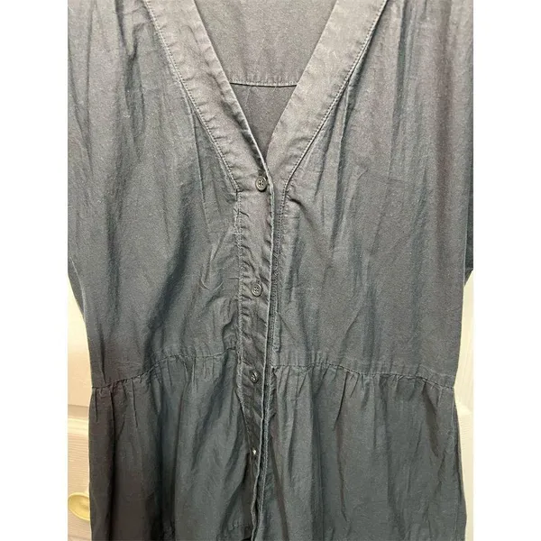 Abercrombie & Fitch Women's Black Tiered Midi Dress Size S Casual - Image 5