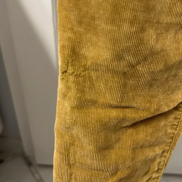 Free People Distressed Corduroy Overalls - Image 7