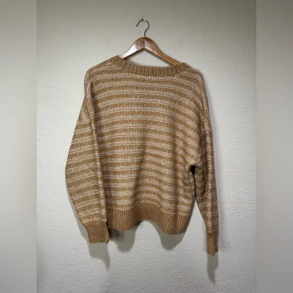 Time and Tru Women's Striped Cardigan Sweater- Size XXL NWT - Image 2