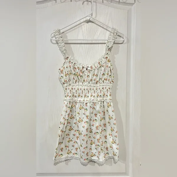 Final price For Love And Lemons White Floral Dress - Image 2