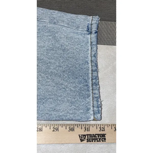 PacSun Women 25 90's Boyfriend Jeans Light Wash Thrashed Ripped High Rise Grunge - Image 7