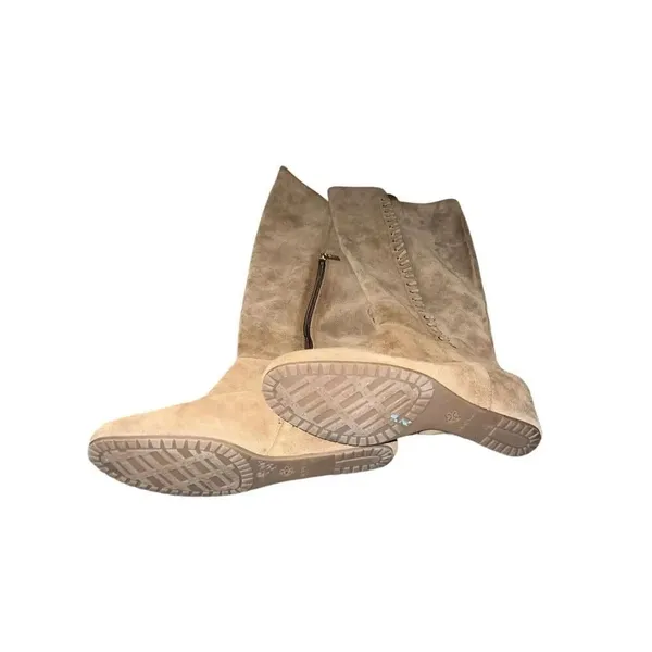 ✨ISOLA Tall Knee High Suede Wedge Sz 7.5 Boots✨ - Image 8