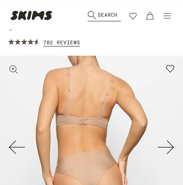 SKIMS Push-Up Plunge Bra - Image 3