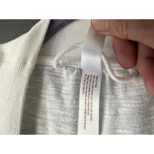 Gillian O'Malley White Lightweight Robe with Tie Belt, Size M - Image 5