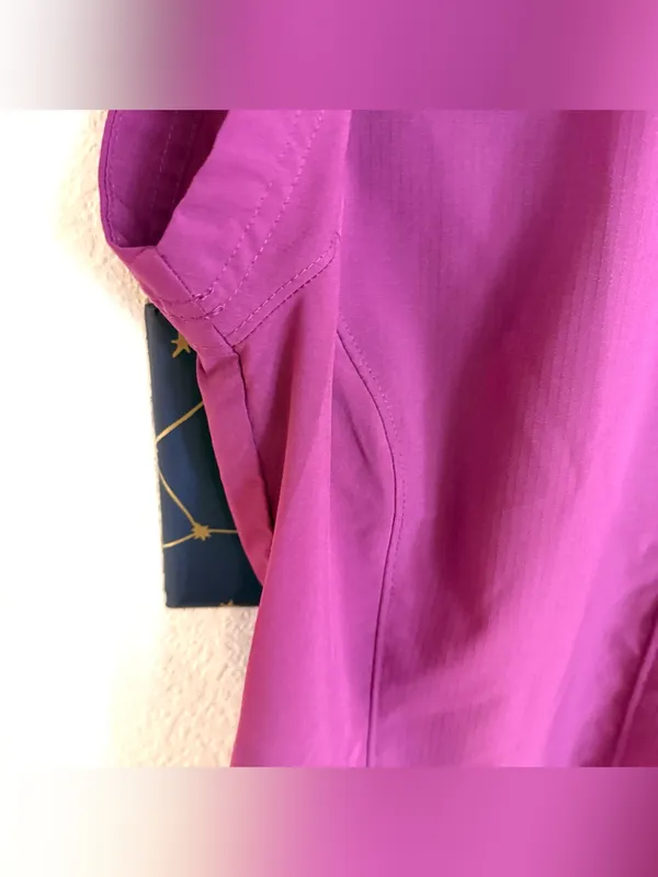 Columbia Women’s Shirt Purple Button Up Omni Shield Short Sleeve Size Small - Image 6