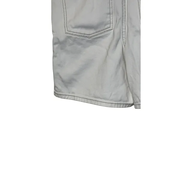 Free People Women's Shorts Denim Button Fly High-Waisted Cotton White‎ Size 2 - Image 8