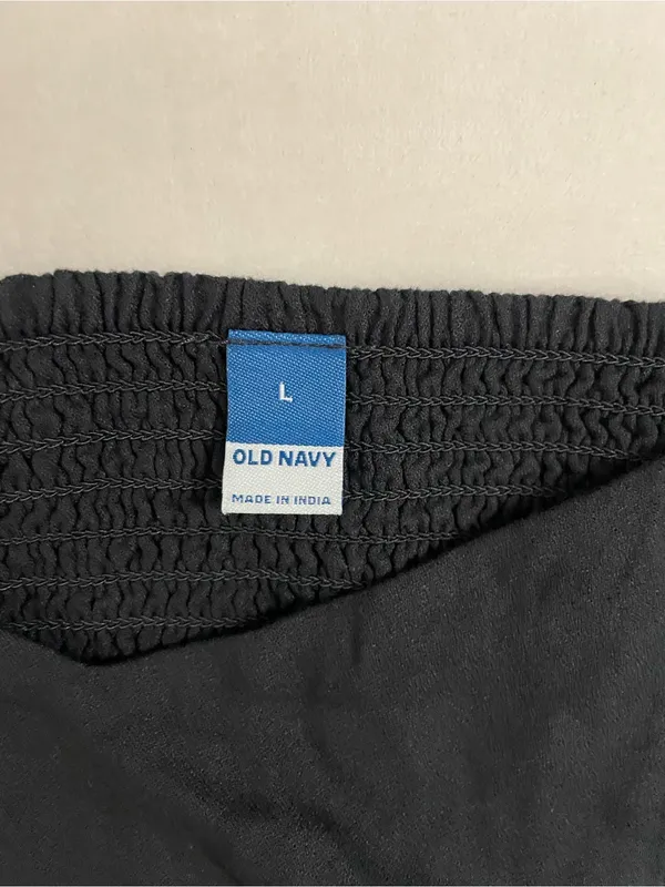 Old Navy NWT Black Wide-Leg Jumpsuit with Pockets & Flutter Sleeves Size L - Image 7