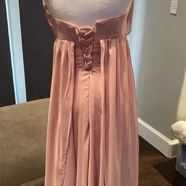 Women’s Pink Full Length Strapless Prom Party Dress S NWT **READ DESCRIPTION - Image 7