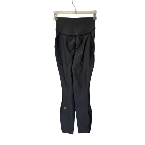 Lululemon Base‎ Pace High-Rise Tight 25” Two-Tone Ribbed Leggings Size 2 - Image 4
