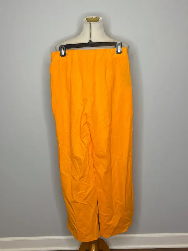 MNG - Orange Light Flowy Pants - Image 4