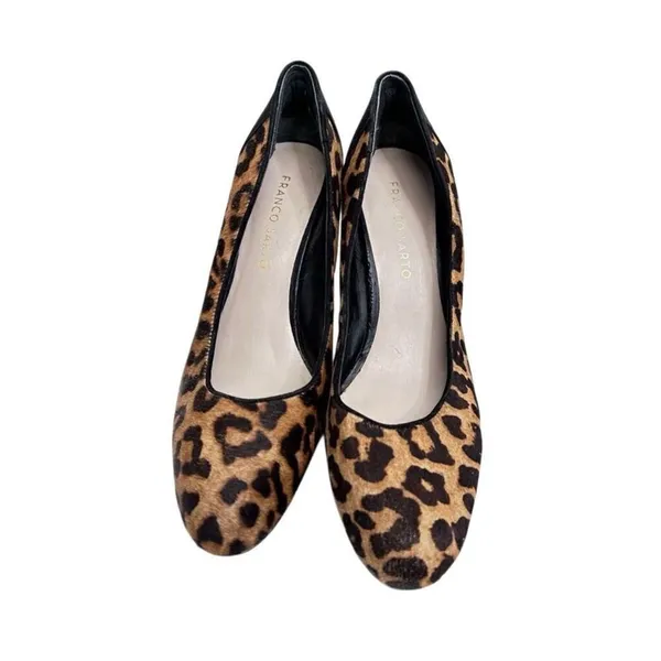 Franco Sarto Pumps Size 7 High Heel Animal‎ Print Calf Hair Stiletto Heels - Image 4