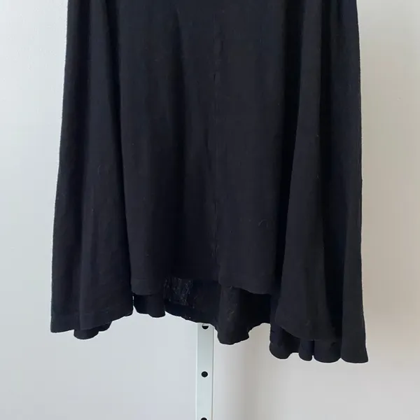 AllSaints Cotton Relaxed Slouchy Minimalist Strappy Cami Vest 4 Black - Image 3