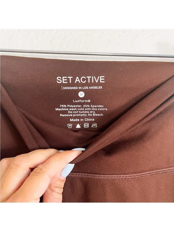 Set Active brown leggings - Image 4
