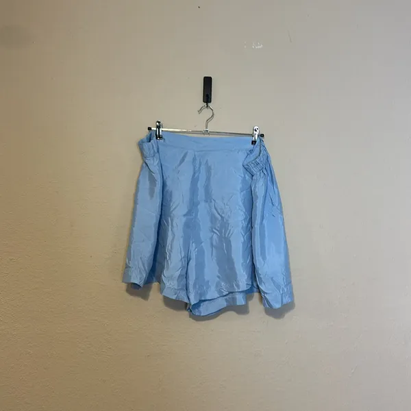 Athleta Womens‎ Calm Cool Short in Baby Blue Lightweight Relaxed Fit Size 3X - Image 3