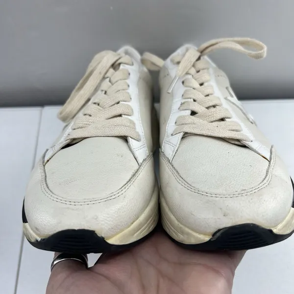 White‎ Raven Size 7.5 Sneakers Fashion Style Tennis Shoes Star Women's Lace Up - Image 8