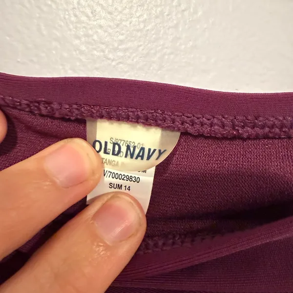 Maroon old navy‎ swim bottoms - Image 2