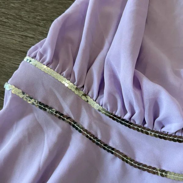 Peppermayo Time Will Tell Sequin Mini Dress - Lavender - Image 7