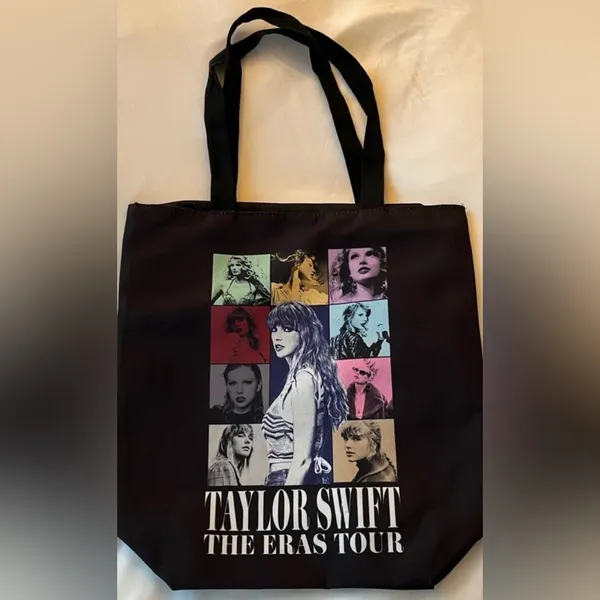 Taylor‎ Swift Black Eras Tour Tote Bag Sold Out - Image 2