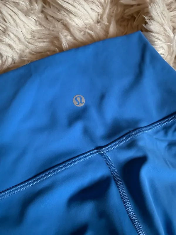 Blue Lululemon Leggings  - Image 3