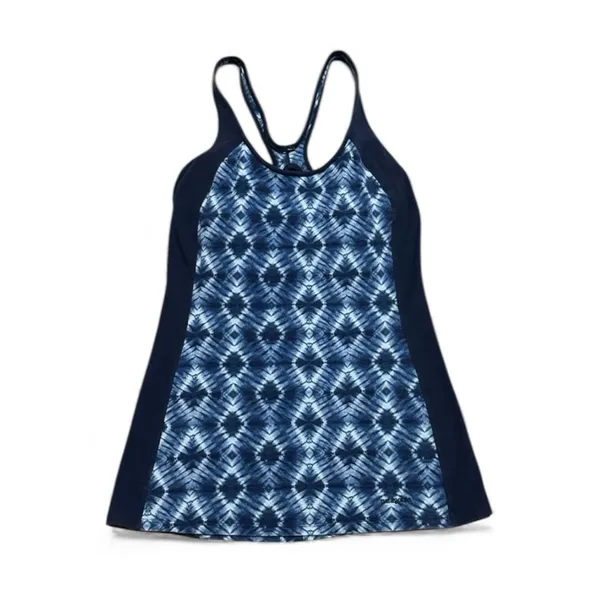 PATAGONIA razor back tank top with Bra size Small blue organic cotton - Image 2