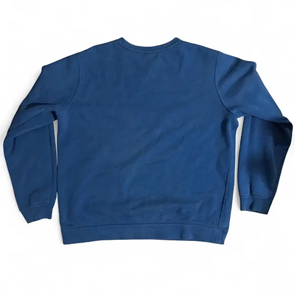Nike Blue Crewneck Sweatshirt Swoosh Preppy Athleisure Sporty Long Sleeve Fleece Lined Sz L #Streetwear. Measurement in pics. - Image 7