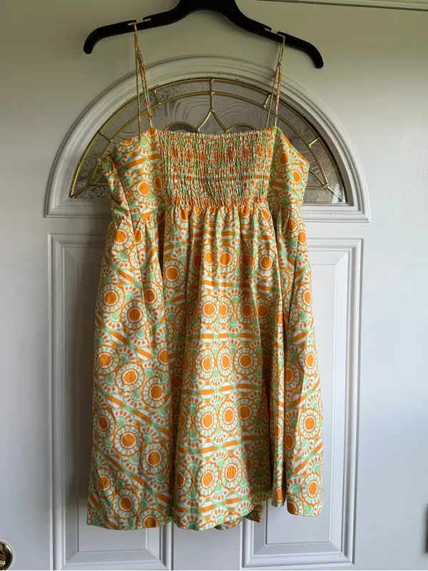 Anthropologie Maeve Printed Babydoll Mini Dress - Image 7