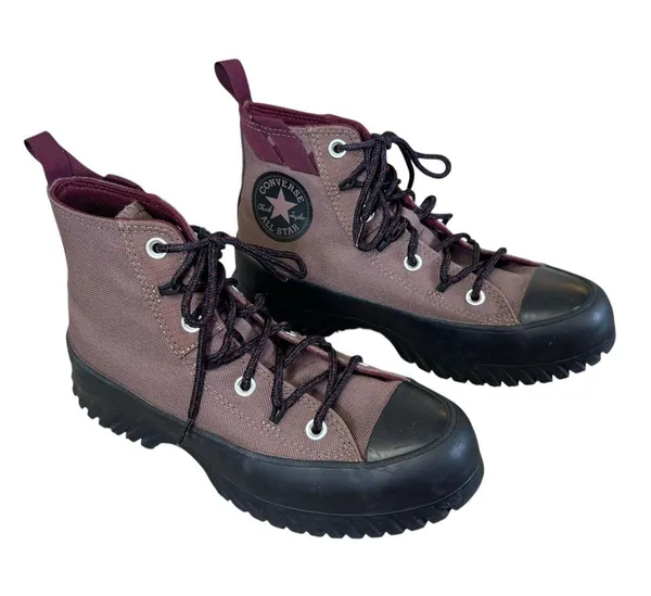 CONVERSE Chuck Taylor Lugged 2.0 High Top Shoes Brown Black Men 4.5 Women 6.5 - Image 3