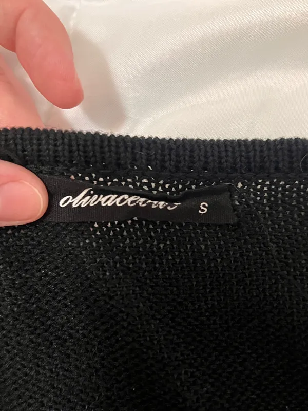 Boutique Black Sweater Knit - Image 4